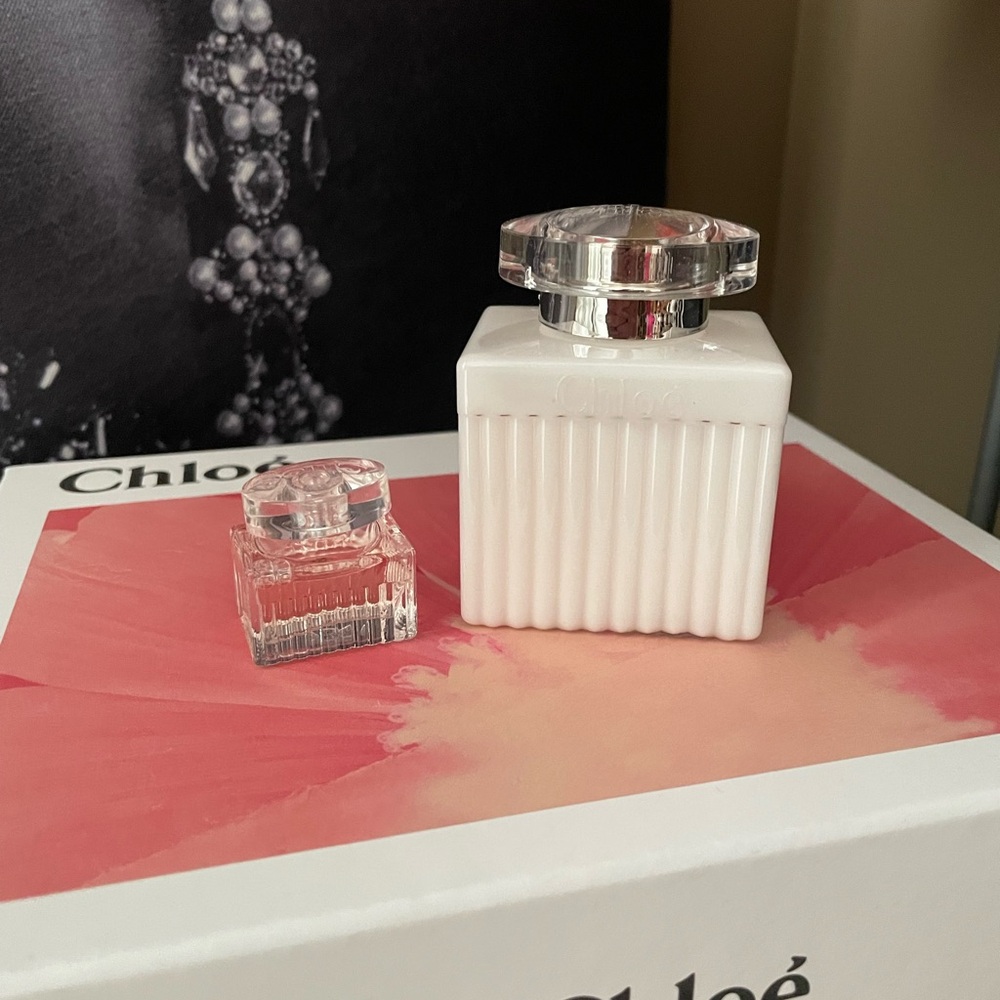 Chloe body cream and EDP set